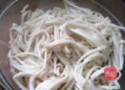 捞汁金针菇的做法图解5