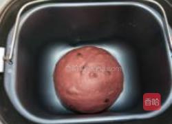 红曲蜜枣面包的做法图解4