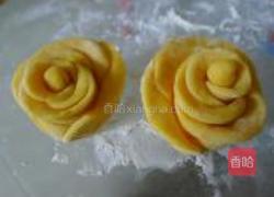 奶香玫瑰馒头的做法图解8