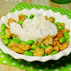 毛豆鸡丁饭的做法[图]