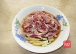 蒜薹炒鸡胗的做法图解3