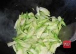 小炒芥蓝心的做法图解5