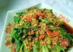芝麻菠菜的做法图解6