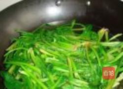 芝麻菠菜的做法图解3
