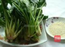 芝麻菠菜的做法图解1