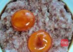 黄金蛋蒸肉饼的做法图解3