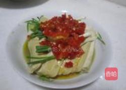 清蒸剁椒臭豆腐干的做法图解3