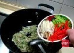 香椿鸡蛋炒三丝的做法图解4