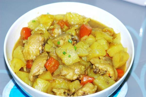 咖喱土豆鸡块