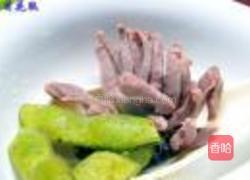 香糟毛豆菊花肫的做法图解18