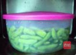 香糟毛豆菊花肫的做法图解2