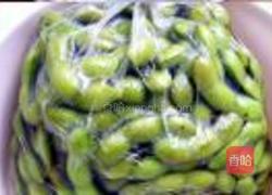 香糟毛豆菊花肫的做法图解7