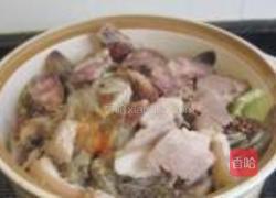 红肓蟹香肠白菜煲的做法图解8