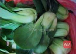 香菇油菜的做法图解3