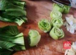 香菇油菜的做法图解4