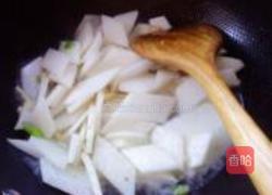 白萝卜烩虾仁的做法图解5