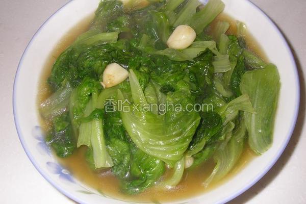 蚝油生菜