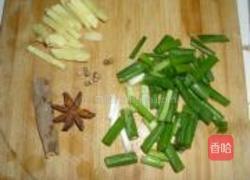 白萝卜炖牛筋的做法图解3