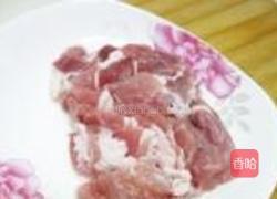 西瓜皮炒五花肉的做法图解4