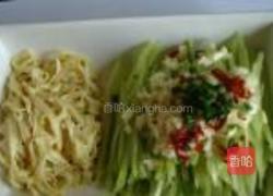 凉拌莴苣百叶丝的做法图解4