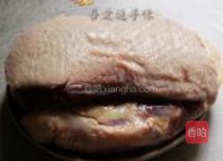 海鲜酱炒鸭肉的做法图解1