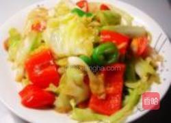 香辣手撕包菜的做法图解9