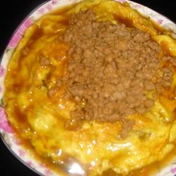 肉沫滑蛋烧菠菜的做法[图]