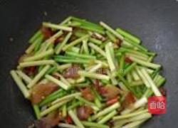 小炒蒜苔的做法图解5