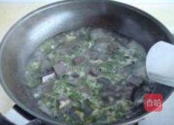 韭菜羊血的做法图解6