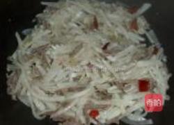 萝卜丝炒牛肉的做法图解7