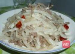 萝卜丝炒牛肉的做法图解8