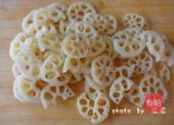 清炒藕片的做法图解2