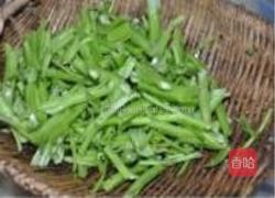 空心菜梗的做法图解2