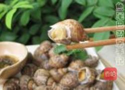 白灼花螺的做法图解12