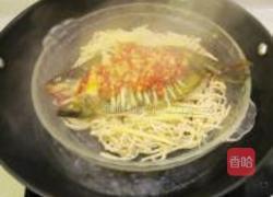 剁椒豆干丝蒸鱼的做法图解7