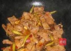 泡椒白菜炒猪肝的做法图解7