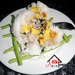 虾仁跑蛋拌饭的做法[图]