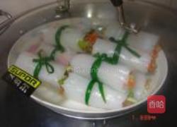 五彩菜包裹的做法图解10