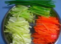 五彩菜包裹的做法图解3