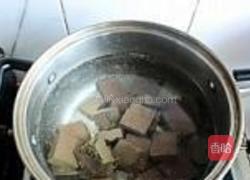 酸菜烧鸭血的做法图解3