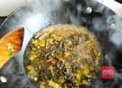 酸菜烧鸭血的做法图解7