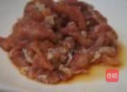 娃娃菜百叶肉丝的做法图解2