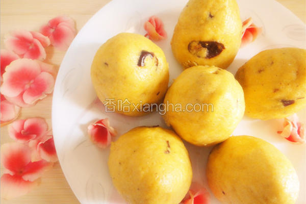 奶香红枣小窝头