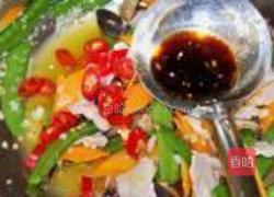 五彩荤素小炒的做法图解8