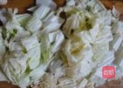 白菜烧虾仔的做法图解3