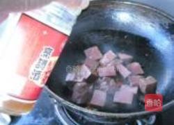 鸭血旺烧丝瓜的做法图解5