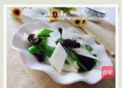 荷兰豆木耳炒山药的做法图解9