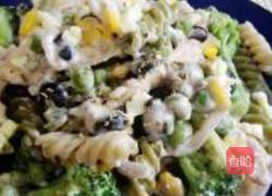 双豆鲜蔬螺丝意面的做法图解20