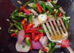 私房辣炒鸭肠的做法图解4