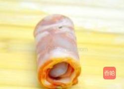 芙蓉培根卷的做法图解3